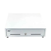 MAX Cash Drawer, USB, White, 16Wx17D, 5Bill-5Coin, USB Cable Included