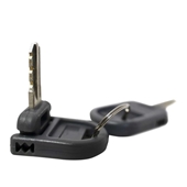 Lock & Key Kit for CD4 Cash Drawer and Locking Till, 1 Lock, 2 Keys, Code 100, Default