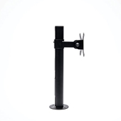 Tablet Mount, 18-Inch Pole, Counter Top & Edge Mount, Installation Kit Included, Black
